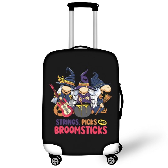 Strings Picks and Broomsticks Witch Halloween Luggage Covers