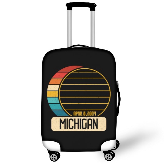 Total Solar Eclipse Michigan April 28 2024 Eclipse Luggage Covers