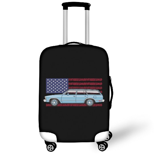 Usa Light Blue Luggage Covers