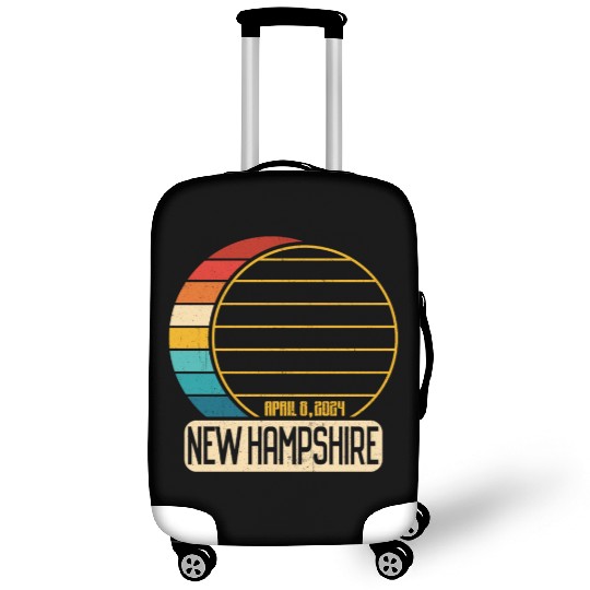 Total Solar Eclipse New Hampshire April 28 2024 Luggage Covers