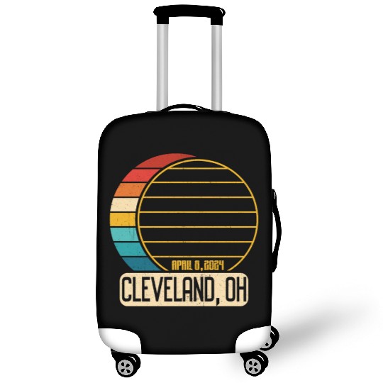 Total Solar Eclipse Ohio Cleveland April 28 2024Cl Luggage Covers