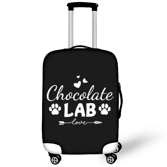 Chocolate Lab Love Luggage Covers
