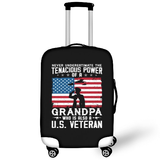 US Army Veteran Grandpa Luggage Covers
