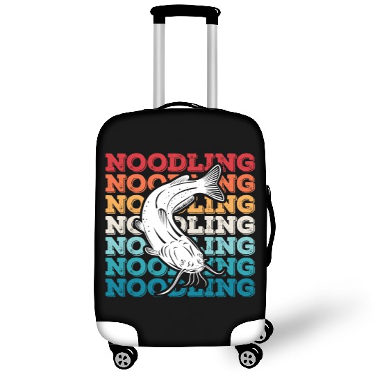 Noodler Catfish Noodling Expert Flathead Fish Luggage Covers