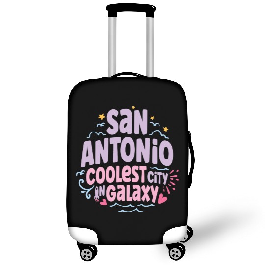 San Antonio Coolest Galaxy Luggage Covers