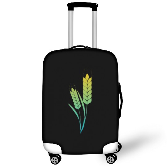 Green Grass Luggage Covers