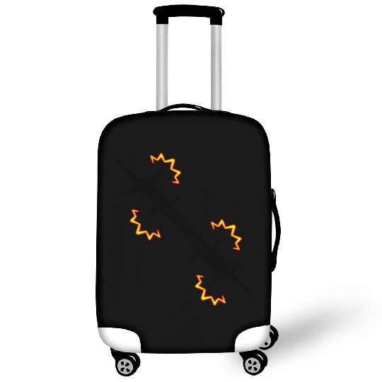Electric fence barbed wire Luggage Covers