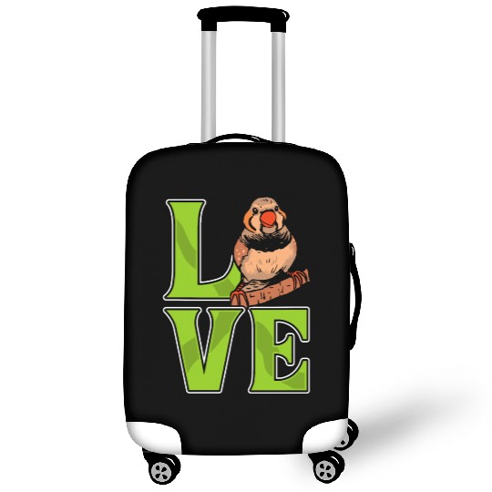 Love Zebra Finch Bird Lover Finch Birds lovers Luggage Covers
