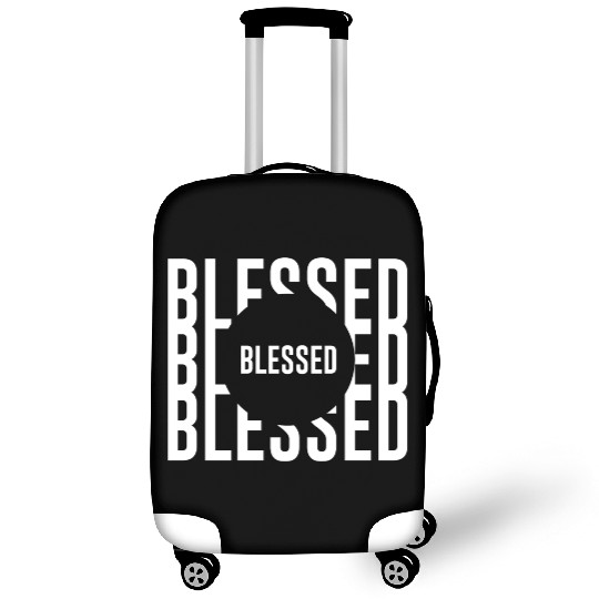 Blessed Love Jesus Christian Christmas Luggage Covers