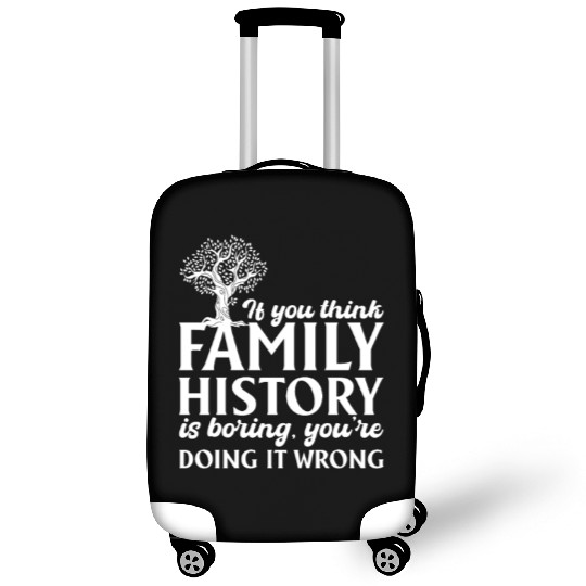 If You Think Family History Is Boring, Genealogy Luggage Covers