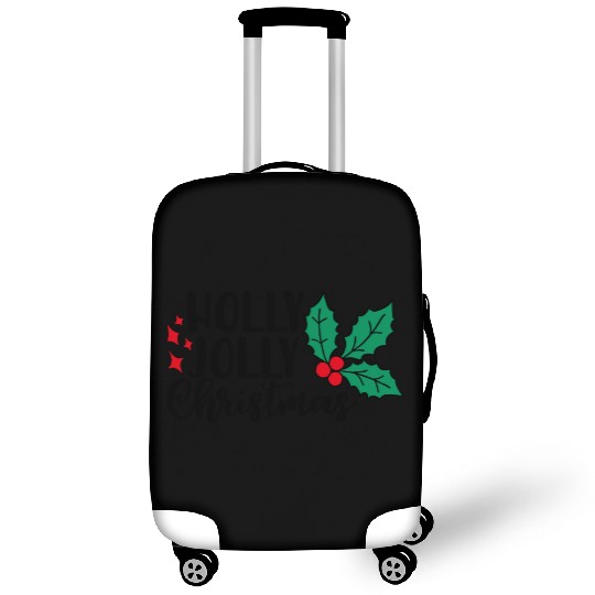 Holly Jolly Christmas Luggage Covers