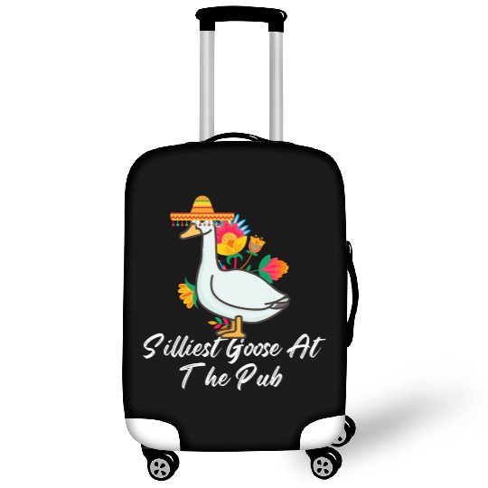 Silliest Goose at the pub cinco de mayo Luggage Covers