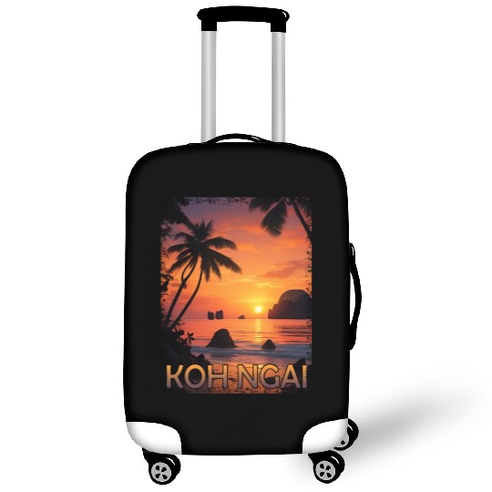 Sunset on Koh Ngai: A Grungy Glimpse of Thailand's Luggage Covers