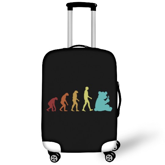 Panda Evolution Panda Bear Friend Lover Giant Luggage Covers