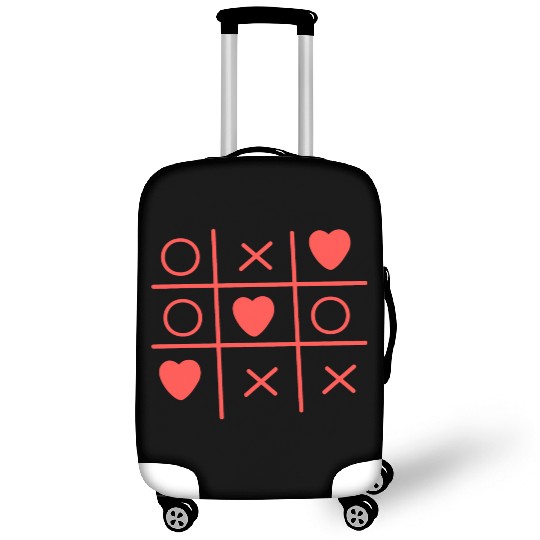 Cool Valentine s Day Criss Cross Heart Luggage Covers