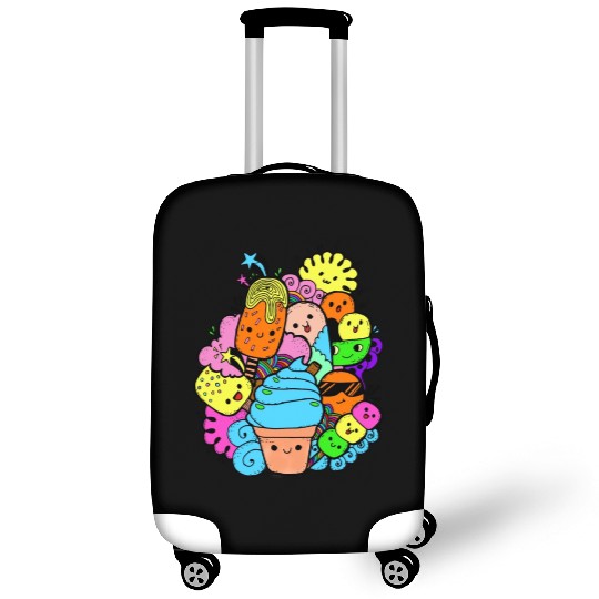 Multi Colorful Sweet Gang Luggage Covers