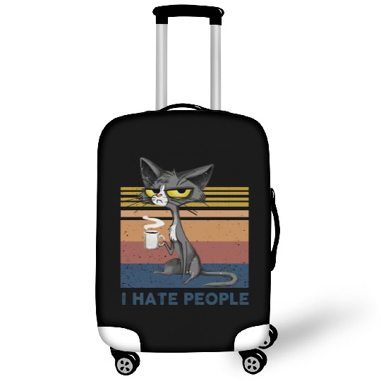 Cat I Hate People Luggage Covers
