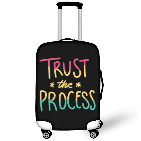 trust the process motivational gift artwork tees Luggage Covers