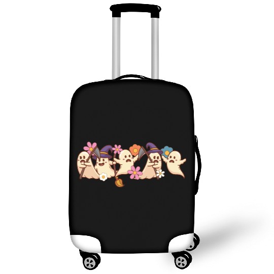 Halloween Spooky Season Boo Ghost Witch Grim Luggage Covers