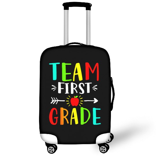 Team First Grade Student Teacher Team Funny Back Luggage Covers