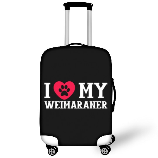 I Love My Weimaraner Luggage Covers