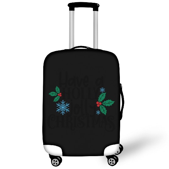 Holly Jolly Christmas Luggage Covers
