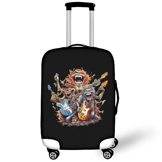 Monsters of Rock and Roll for Music enthusiasts Luggage Covers