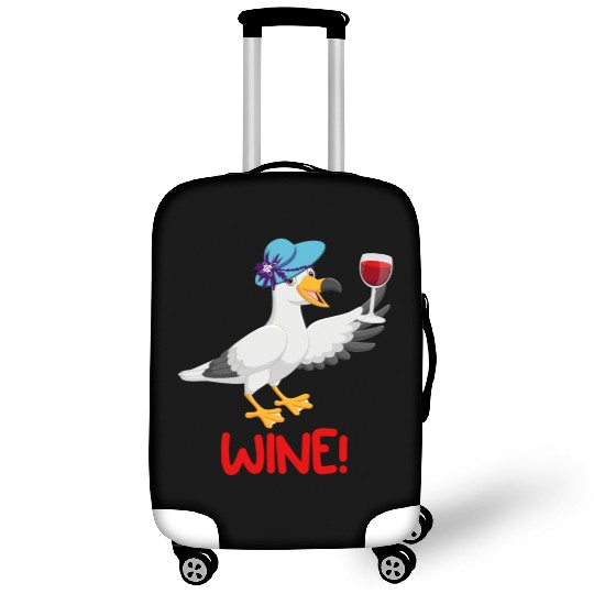 Seagull Luggage Covers Wine Lover North German Seagulls