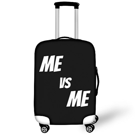 Me vs Me (white) Luggage Covers