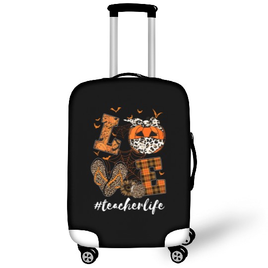Love Teacher Life Teaching Lovers Halloween Luggage Covers