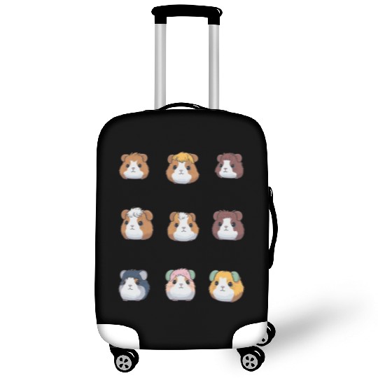 Cute Kawaii Korean Guinea Pig Pastel Stickers Pack Luggage Covers