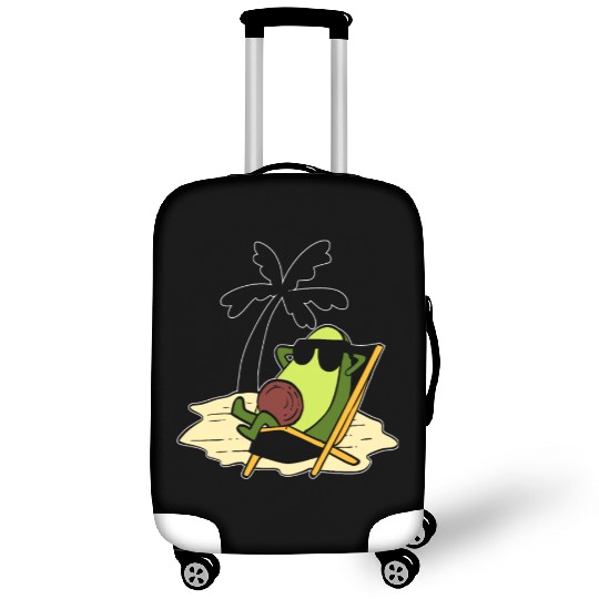 Avocado Relax Chill Person Gift Luggage Covers