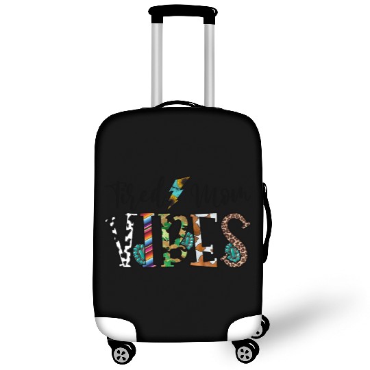 Tired Mom Vibes Luggage Covers