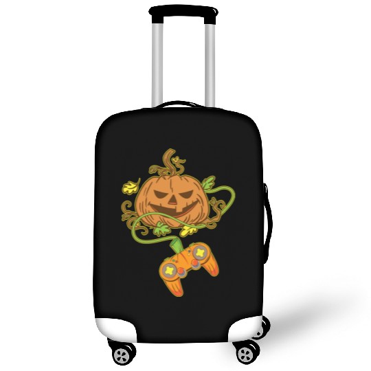 Halloween Jack O Lantern Video Game Controller Luggage Covers