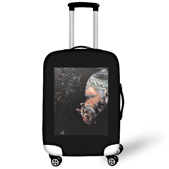 a warrior rest Luggage Covers