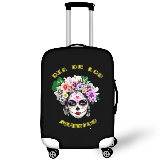 flower girl - day of the dead Luggage Covers