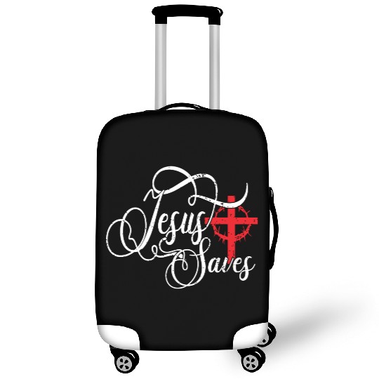 Jesus Saves Love Jesus Christmas Christian Luggage Covers