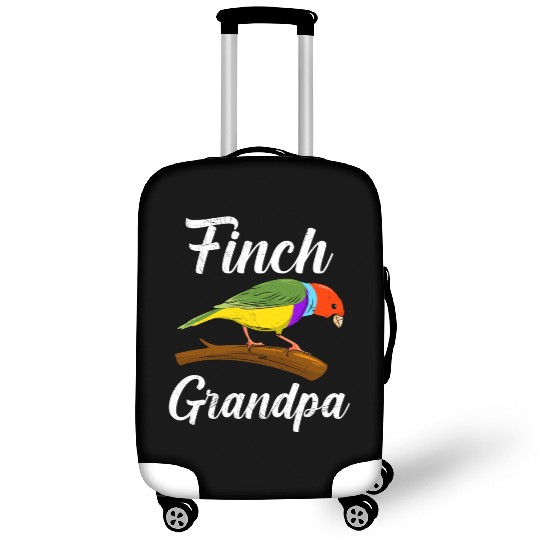 Finch Grandpa Zebra Finch Bird Lover Finches Luggage Covers