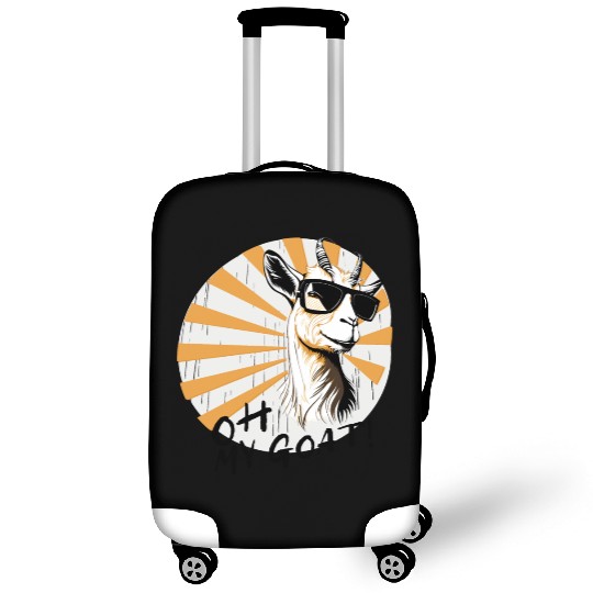 Ho my goat Luggage Covers