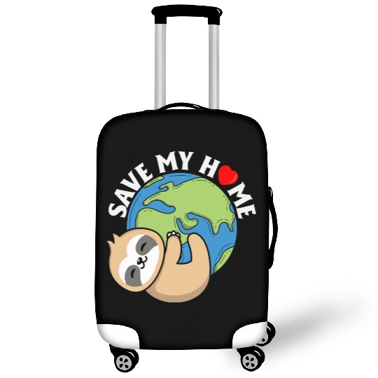 Save My Home Cute Sloth Lover Save Environment Luggage Covers