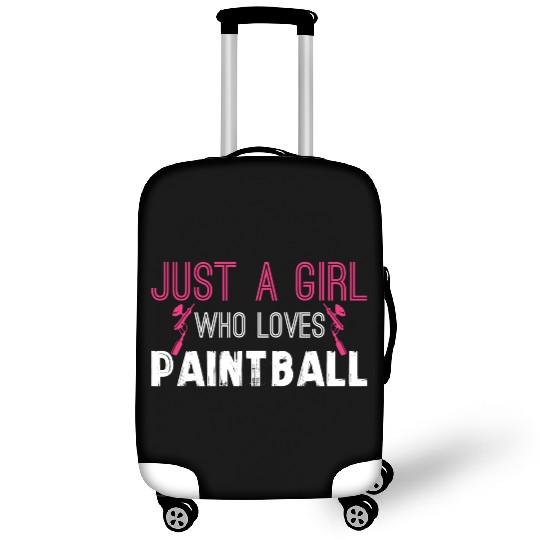 Paintball Girl Paintballer Airsoft Gear Camo Mask Luggage Covers