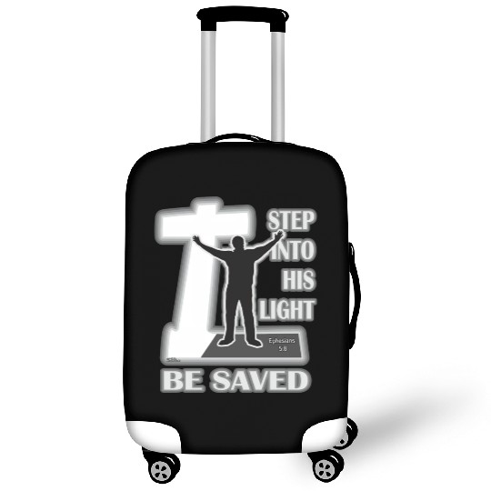Step Into His Light And Be Saved Bible Inspired Luggage Covers