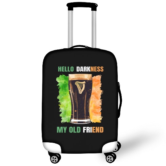 Hello Darkness My Old Friend Irish Stout Luggage Covers