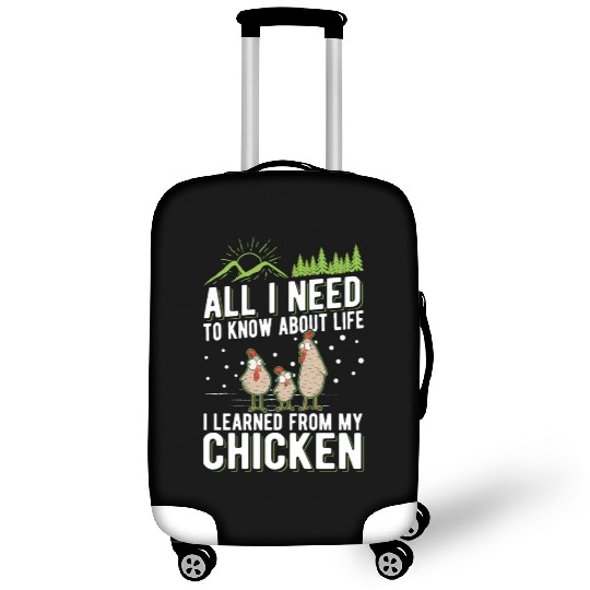 Chickens Chicken Farm Farmer Luggage Covers