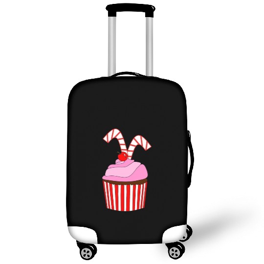 Cupcakes And Candy Canes Luggage Covers