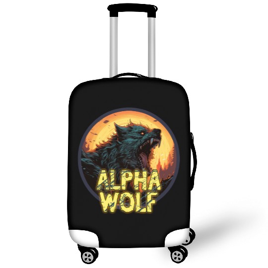 Alpha Wolf Luggage Covers