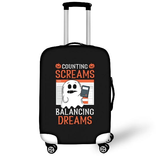 Counting Screams Balancing Dreams Halloween Luggage Covers