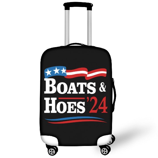 Boats & Hoes 24 Vintage Retro Meme Step Brother Luggage Covers