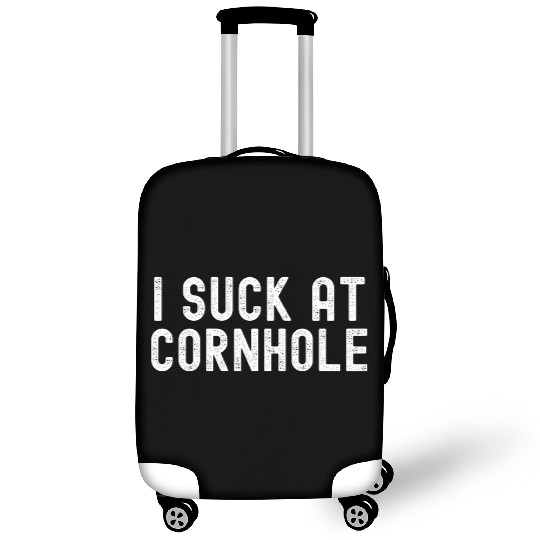 I Suck at Cornhole Luggage Covers