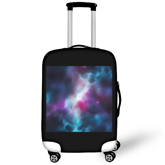 Galaxy nebula abstract design Luggage Covers